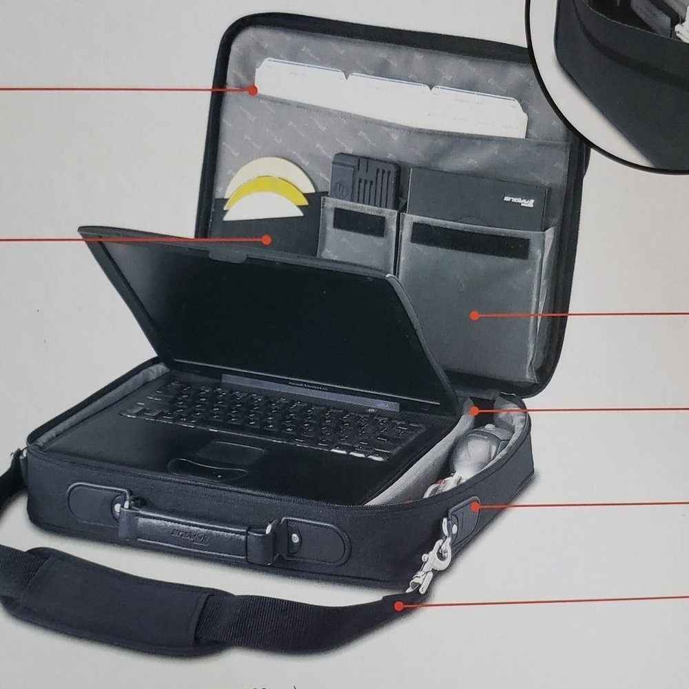 Notebook case messenger bag nwt Targus